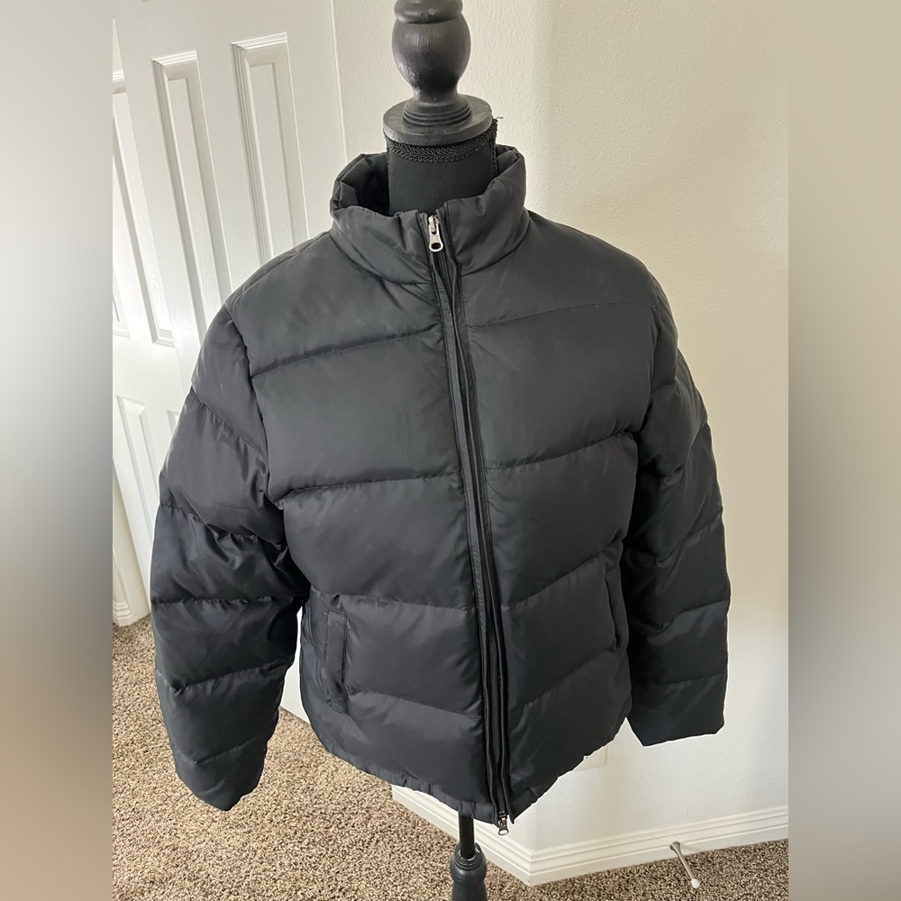Athletech Black Puffer Jacket Women’s Large Winter Coat - Picture 8 of 9